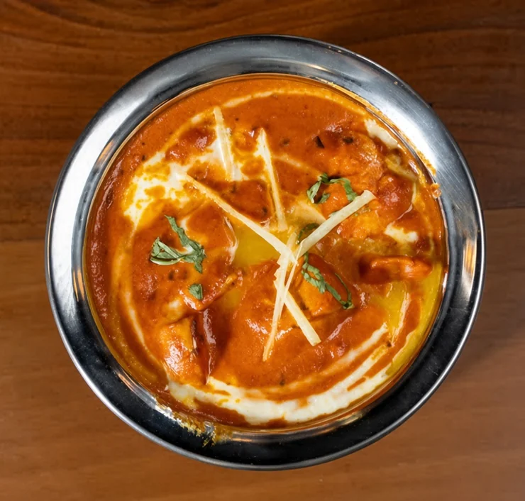 Butter chicken, a North Indian curry at de Delhi Indian & Hakka Kitchen, Mississauga